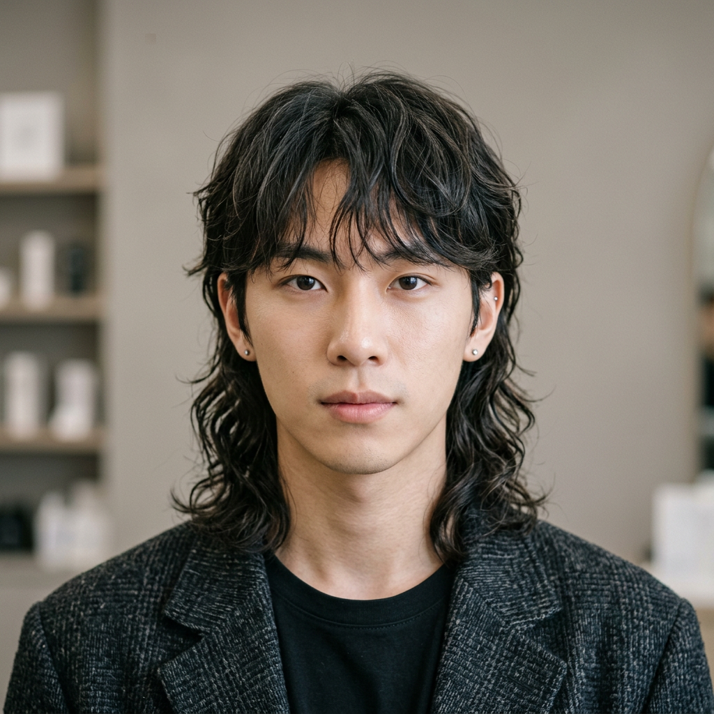 C-Pop Edgy Mullet