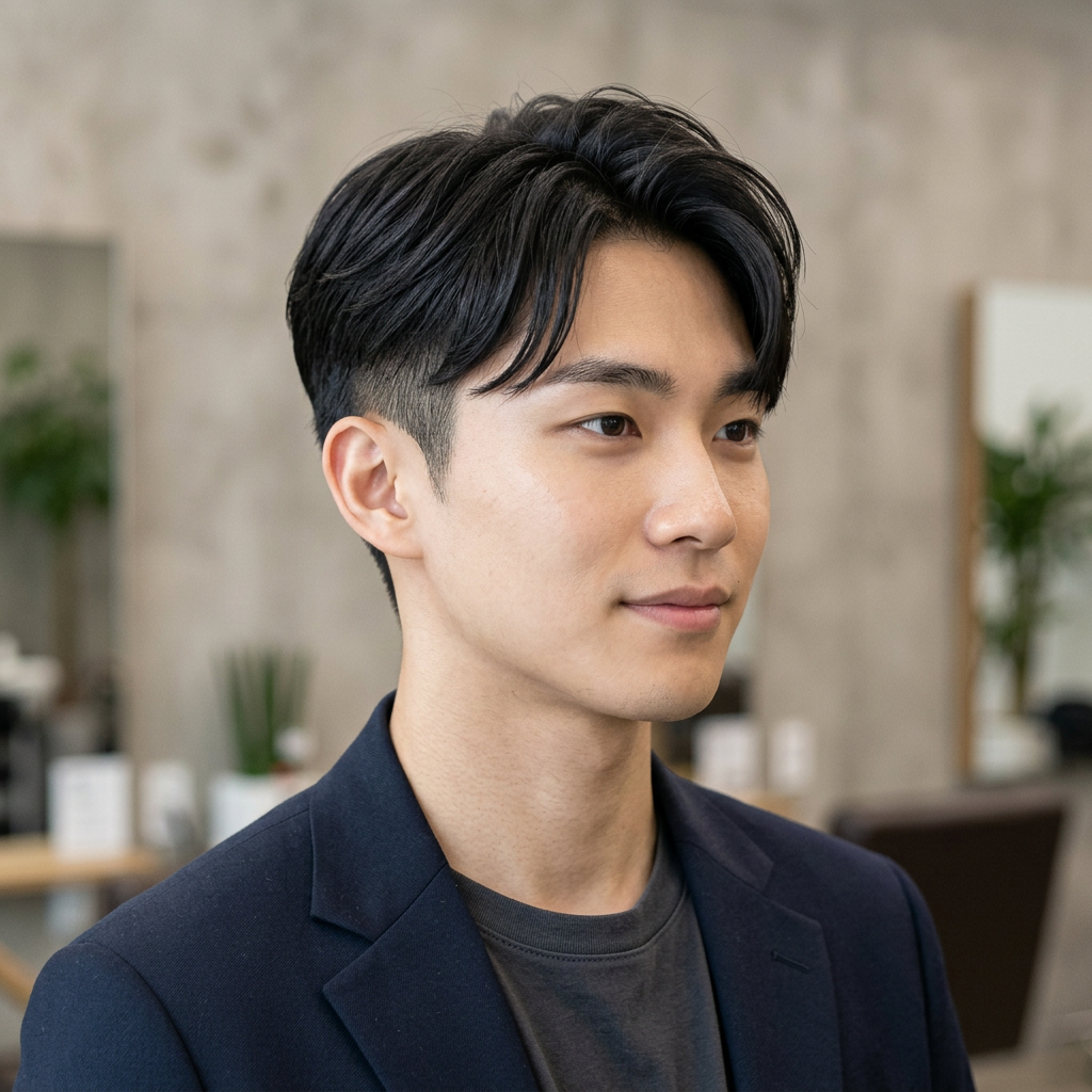 Undercut with Natural Flow Top