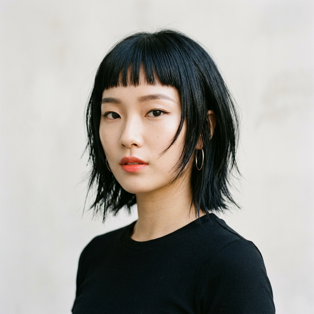 Deconstructed Bob with Micro Fringe