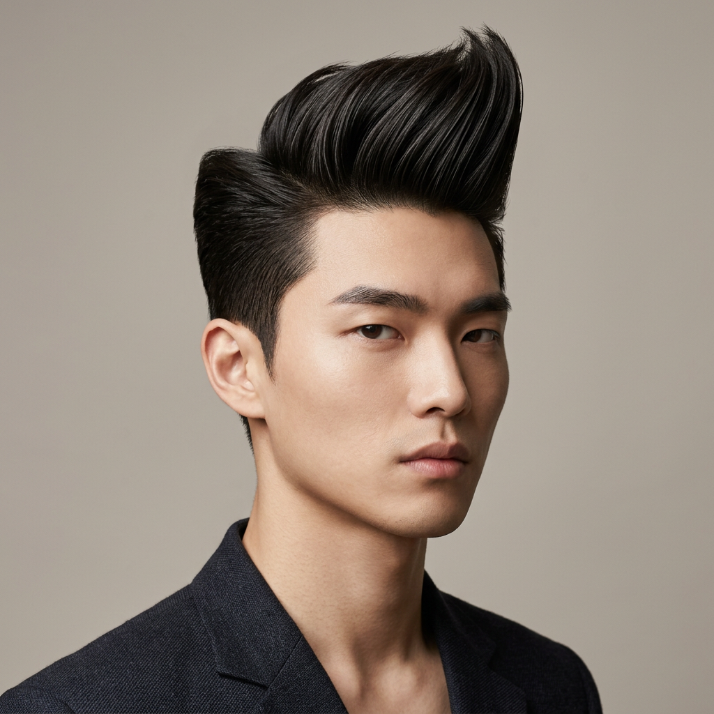 Sculptural Pompadour