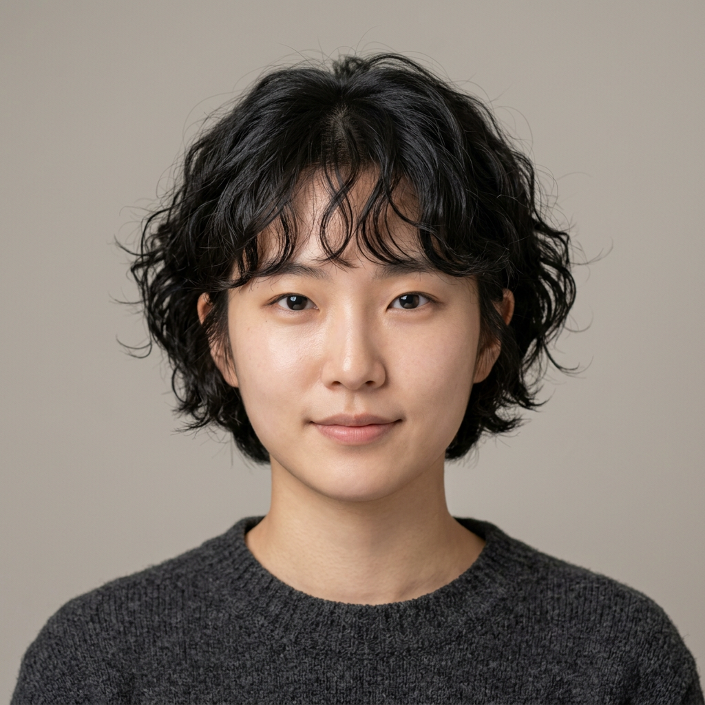 Korean Fluid Curly Crop
