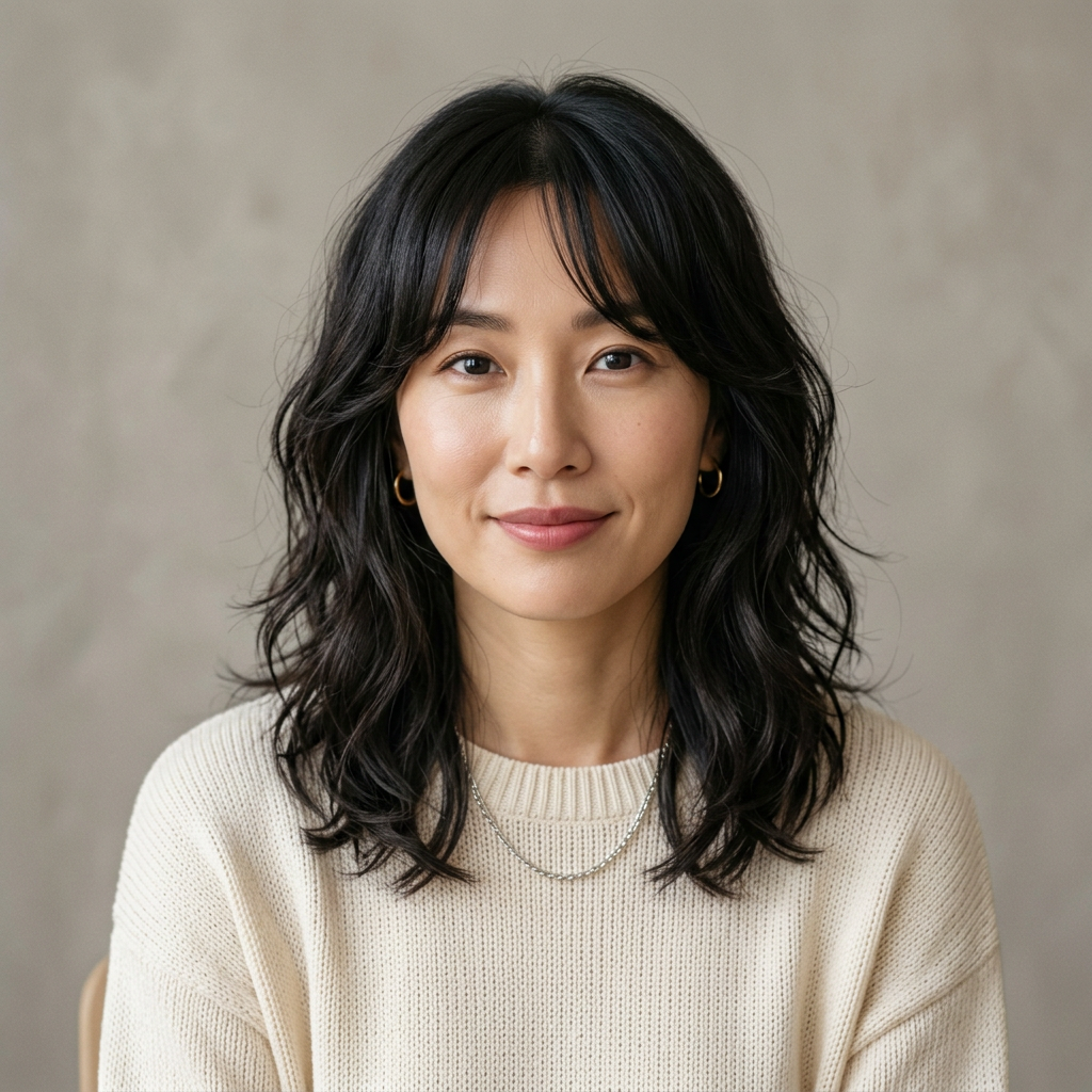 Relaxed Shoulder-Length Shag