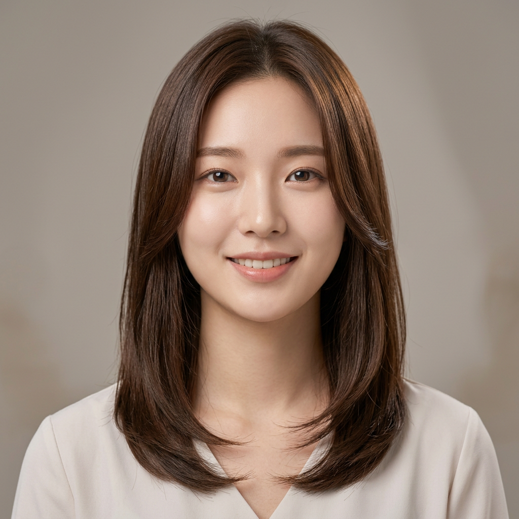 Natural Glossy Face-Framing Layers