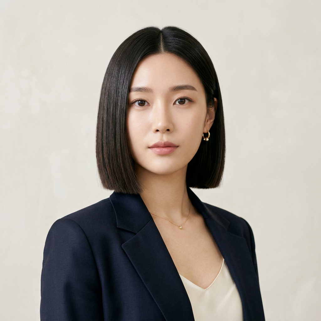 Sleek Blunt Bob