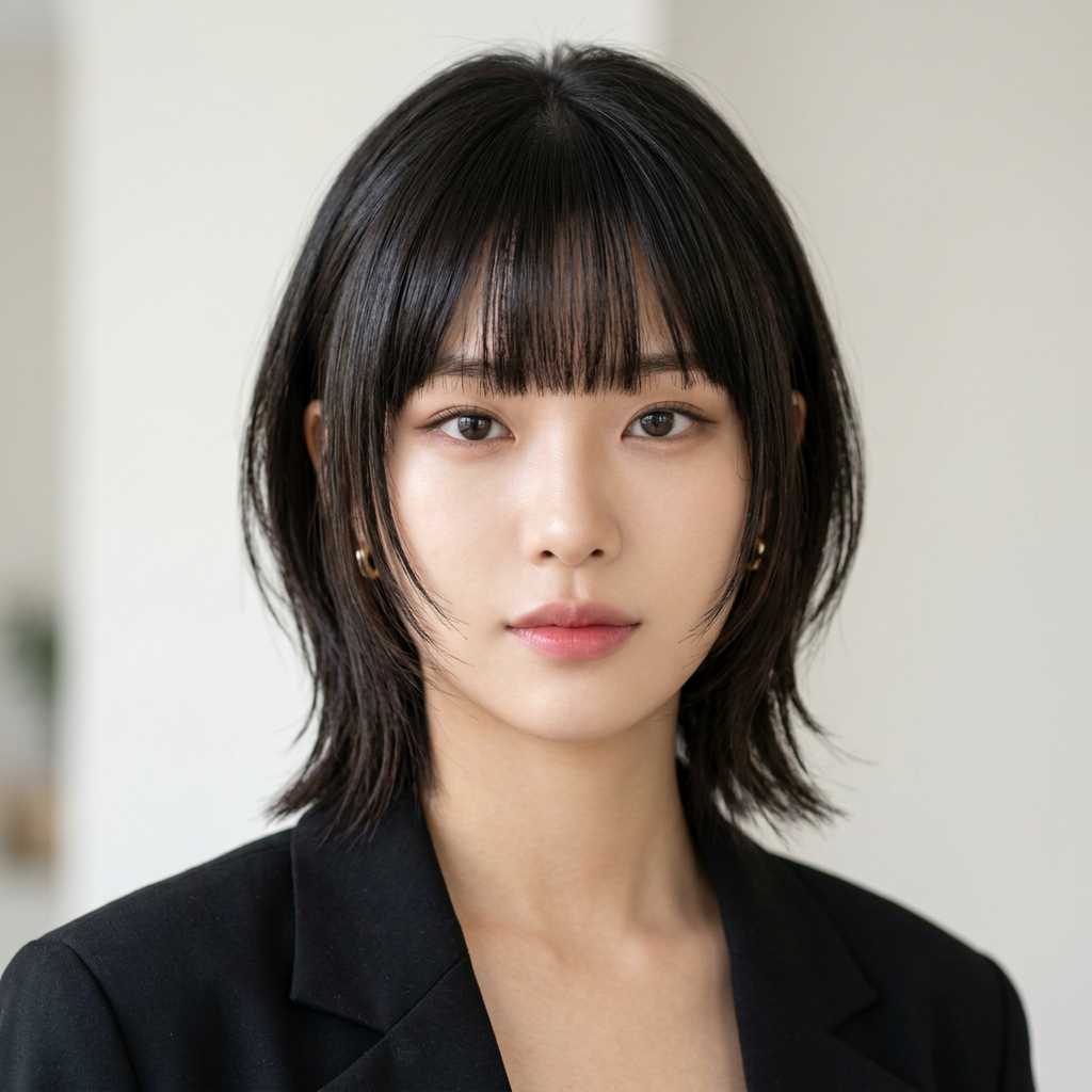 Feminine Edgy Layered Bob