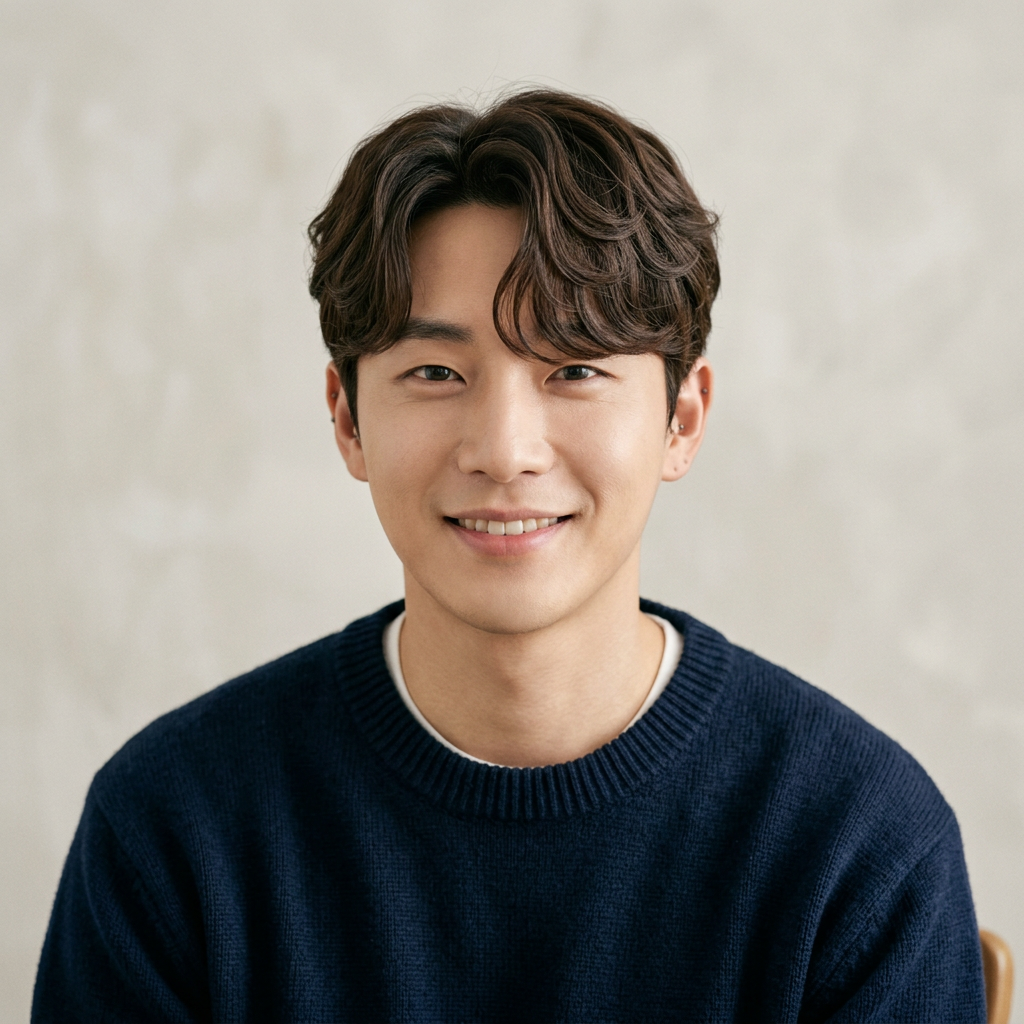 Soft Masculine Comma Hair