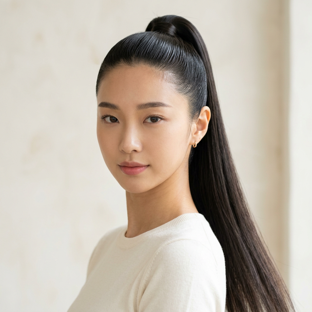 Sleek High Ponytail