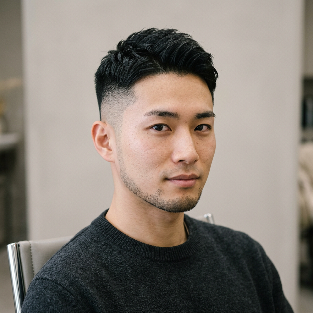 Clean Undercut with Textured Top