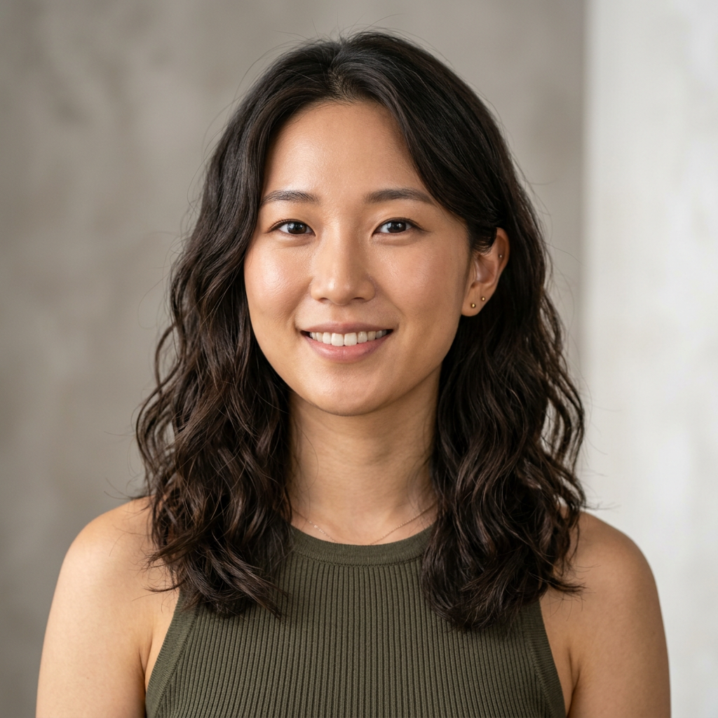 Natural Wavy Shoulder-Length Cut