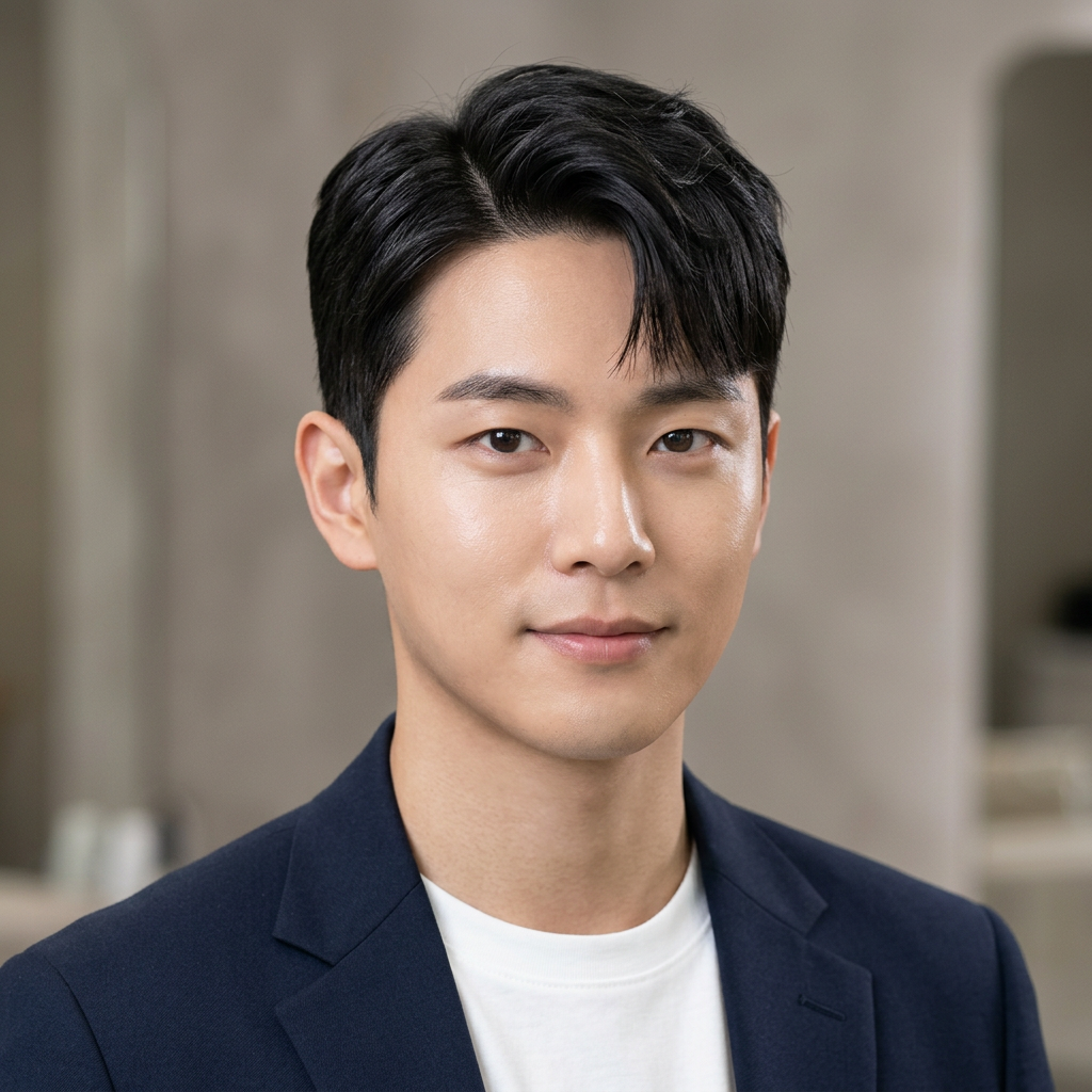 Masculine Textured Crop with Defined Side Part