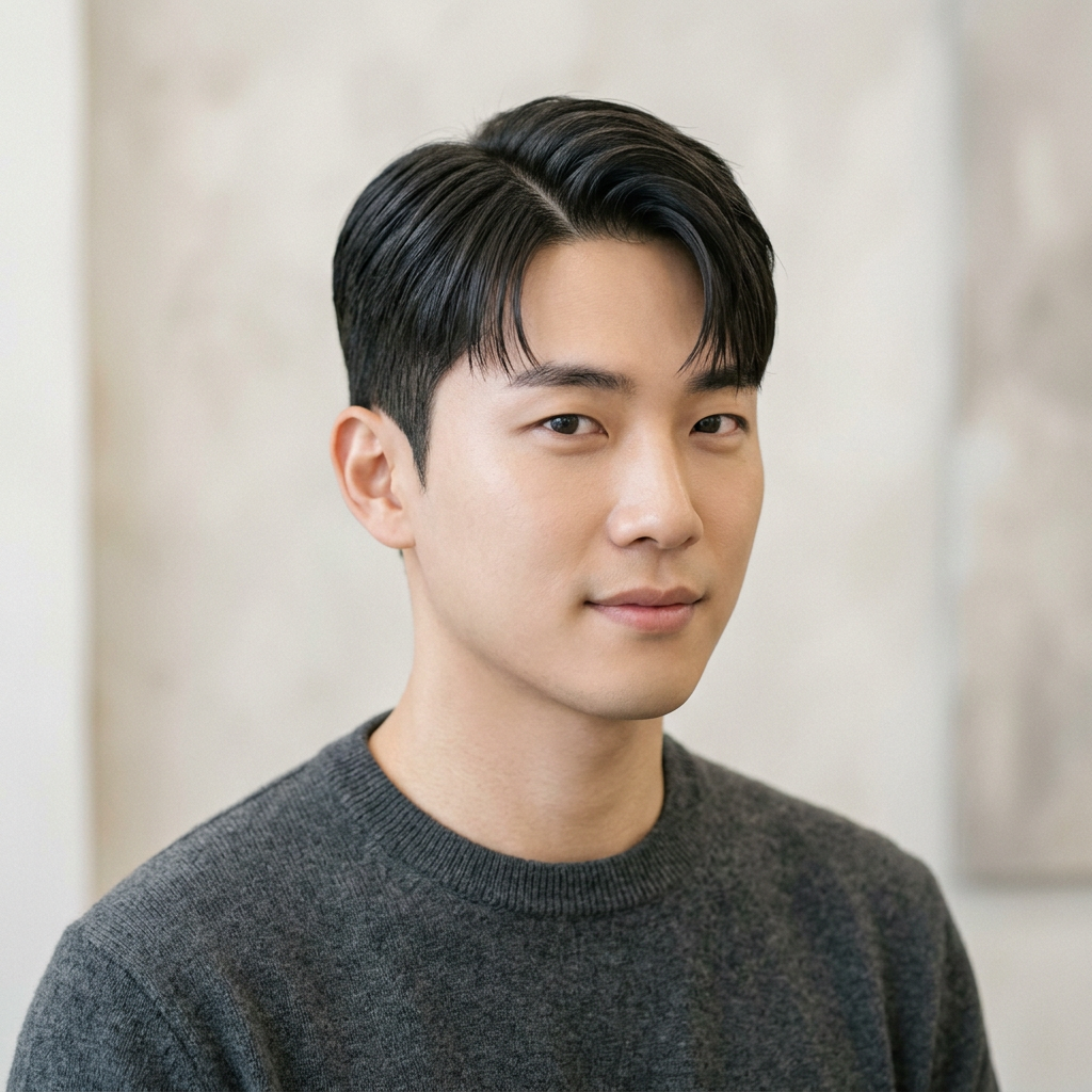 Masculine Short Textured Combover