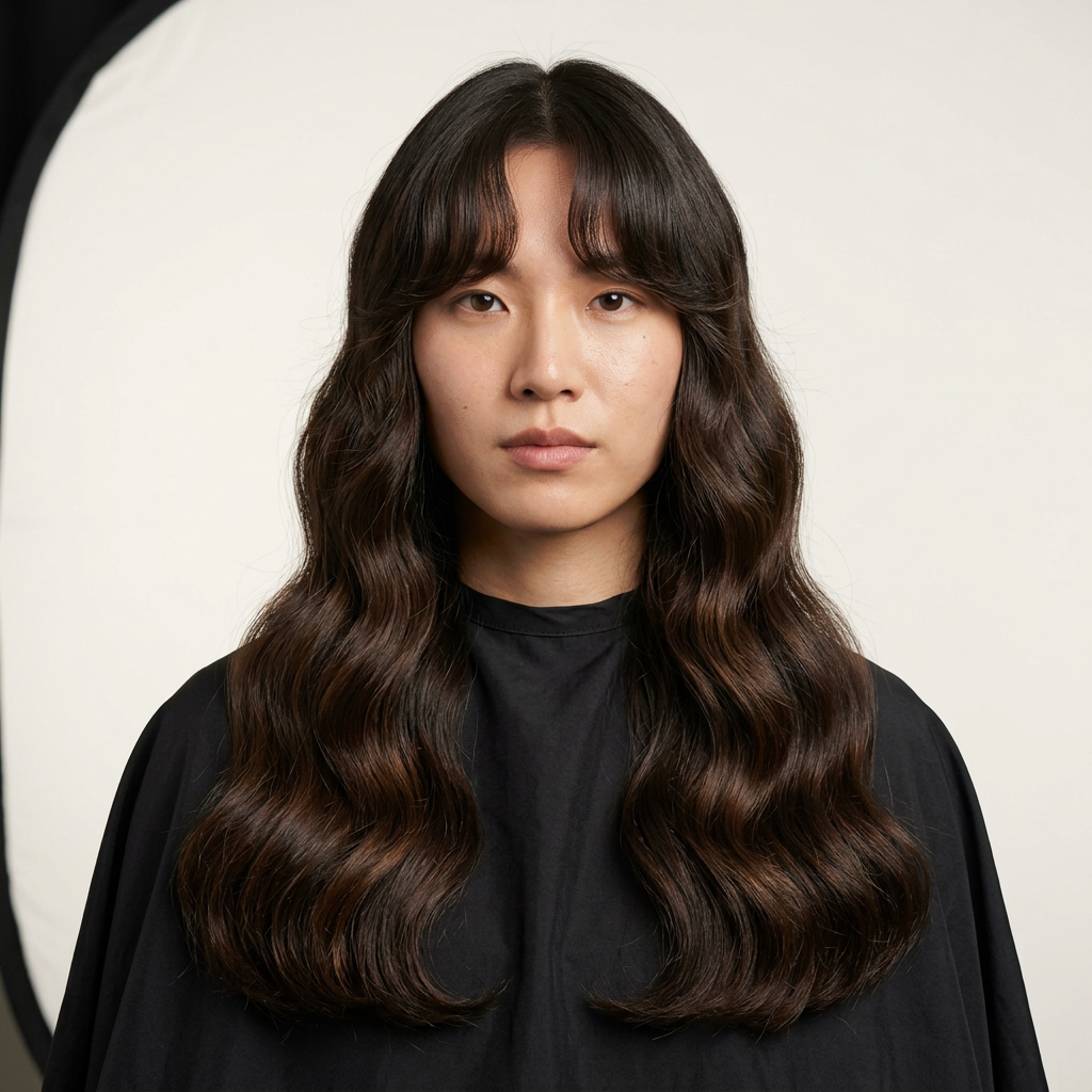 Alternating Wave Perm Mane