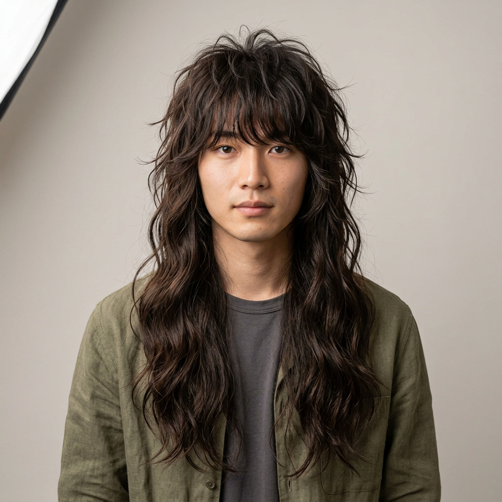 Tailbone Shag Mane