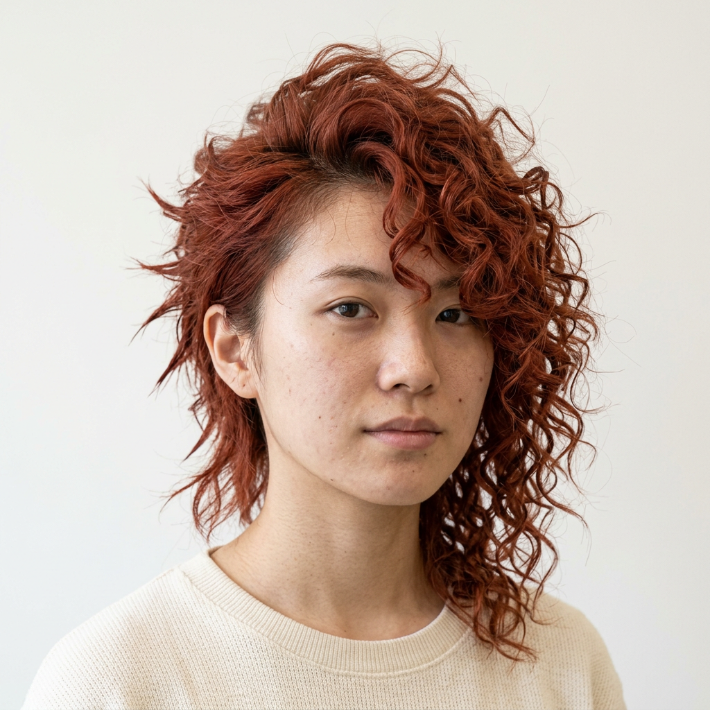 Visual-Kei Asymmetric Red