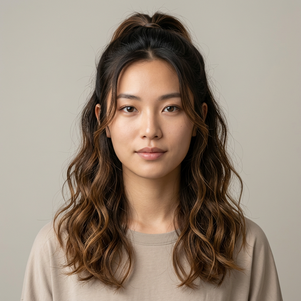 Beach Wave Half-Tied Mane