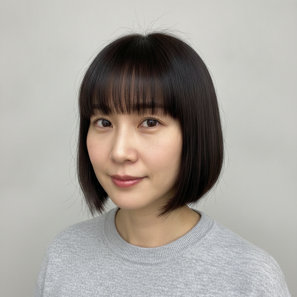 French Bob Brow Fringe