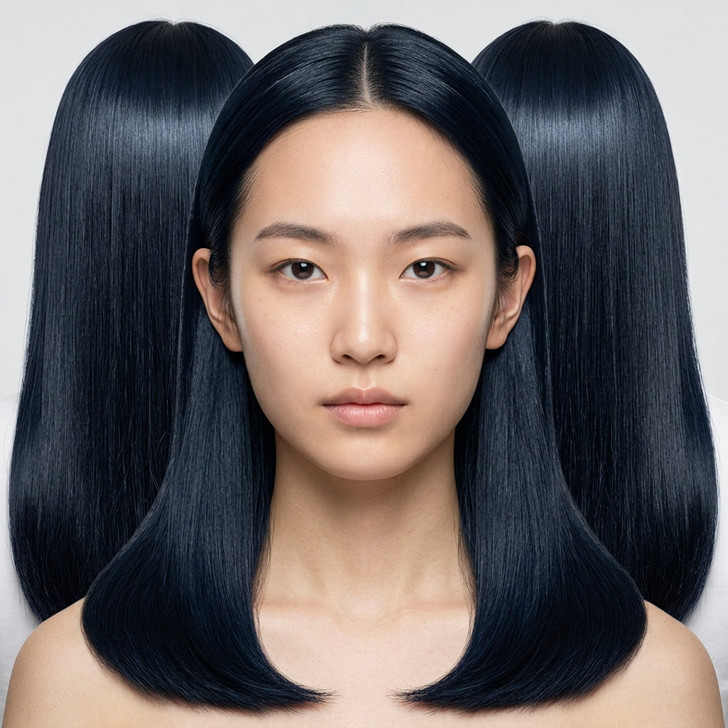 Down-Perm Flat Crown Long