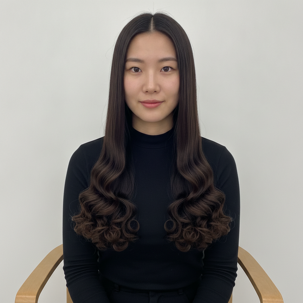 Spiral Hem Under Straight Crown