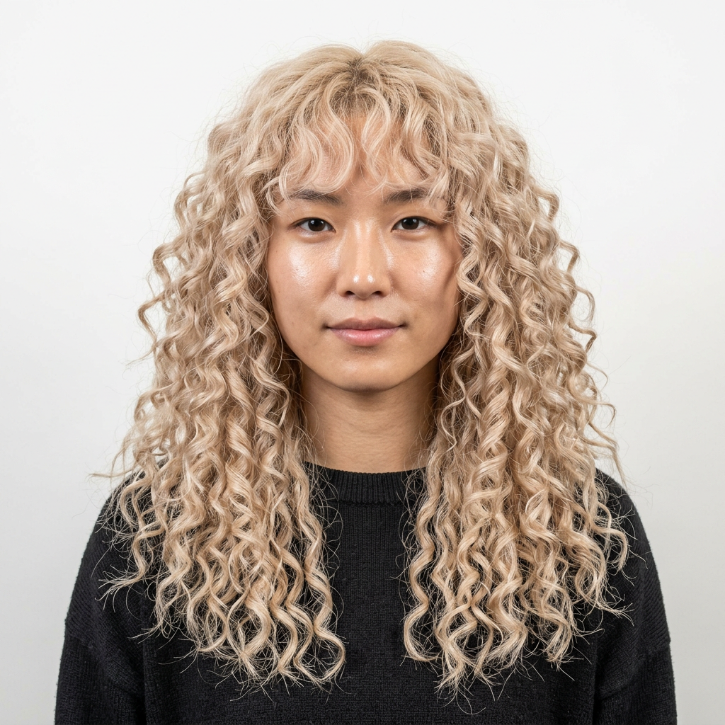Bleached Corkscrew Mane