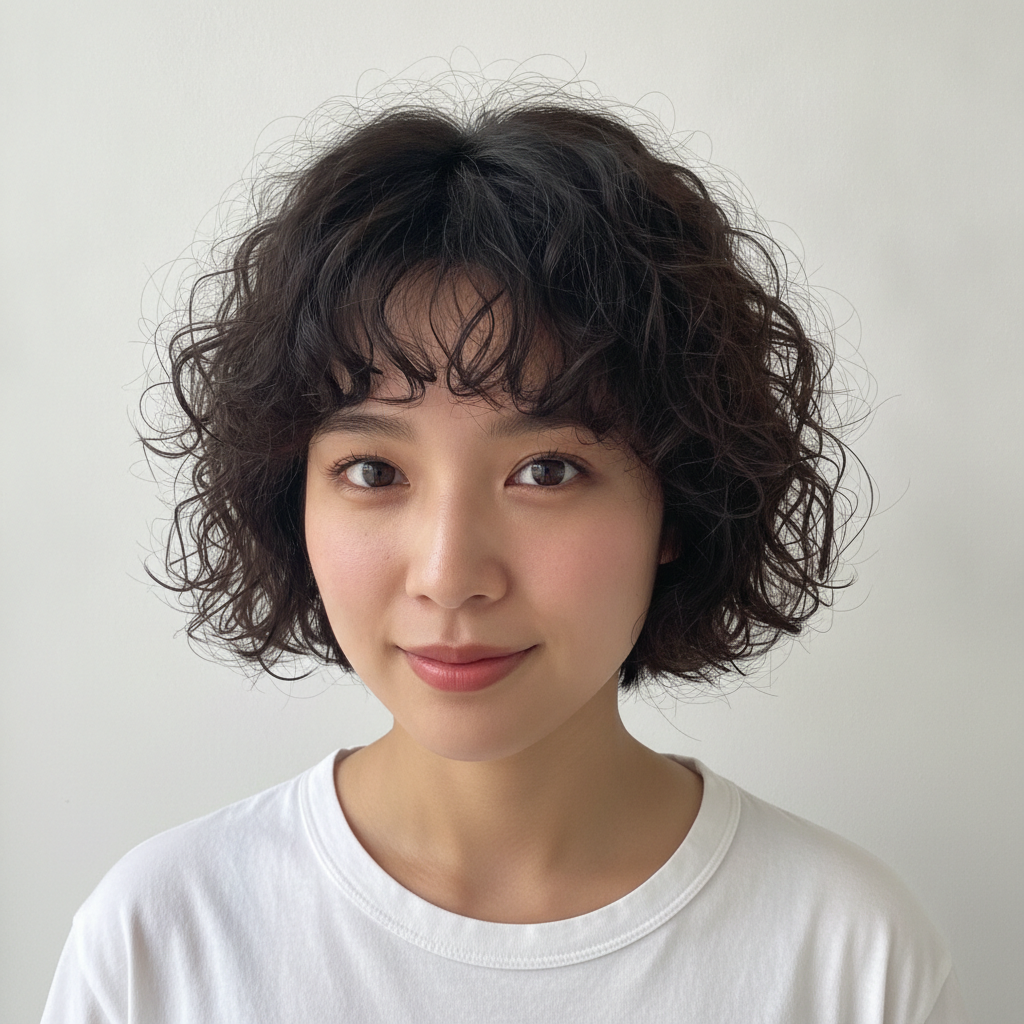 Tight-Curl Mini Bob