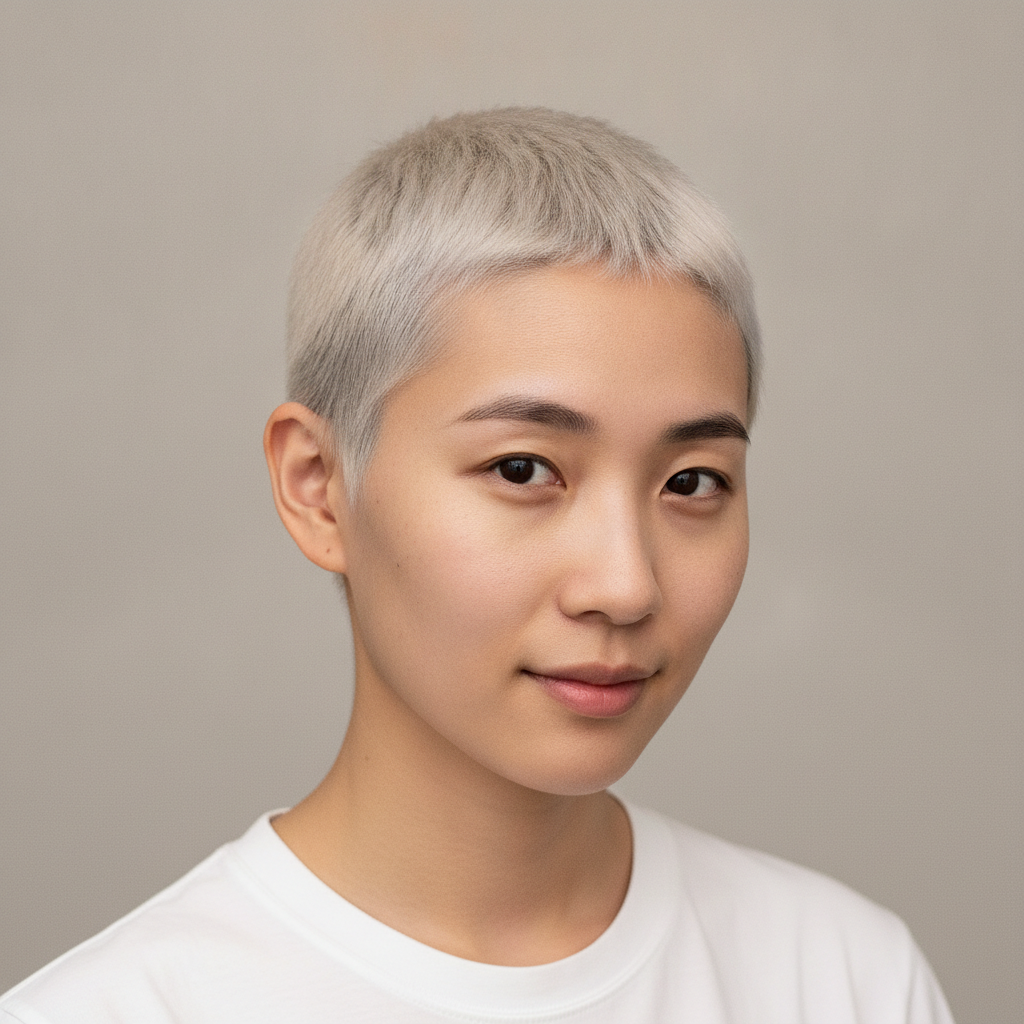 Bleached Platinum Buzz