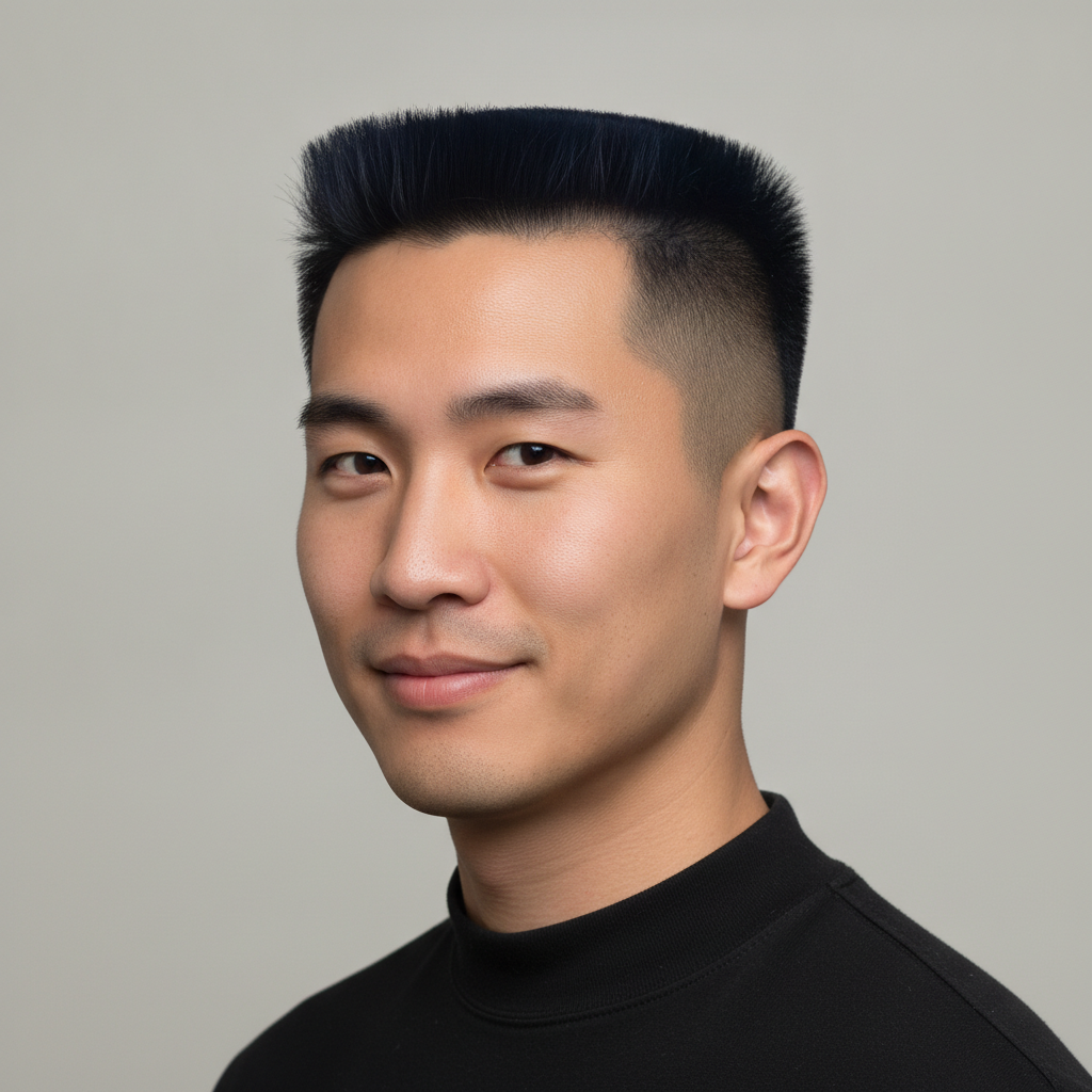 Crew Cut Flat Top Edge