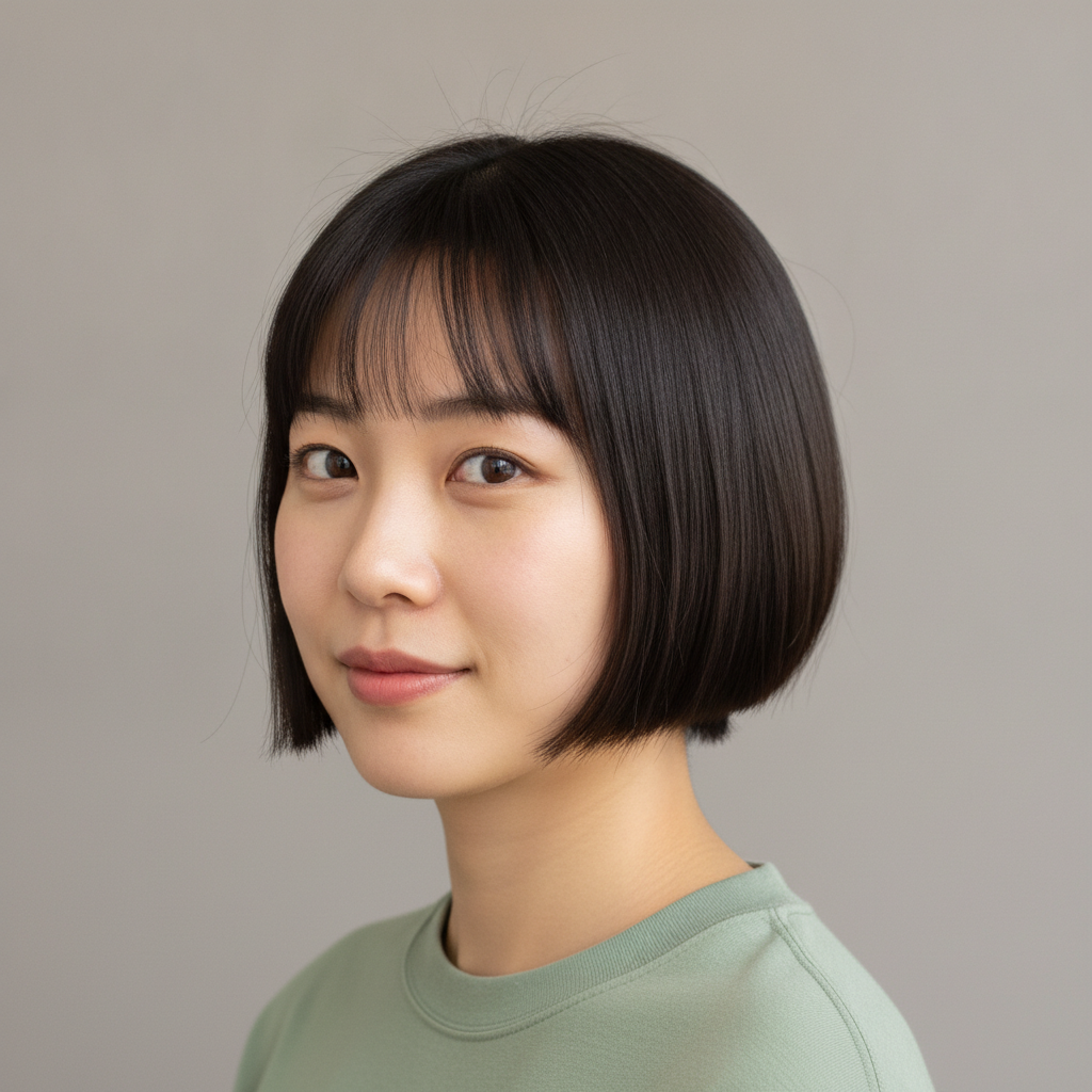 Mini Bob Nape Crop