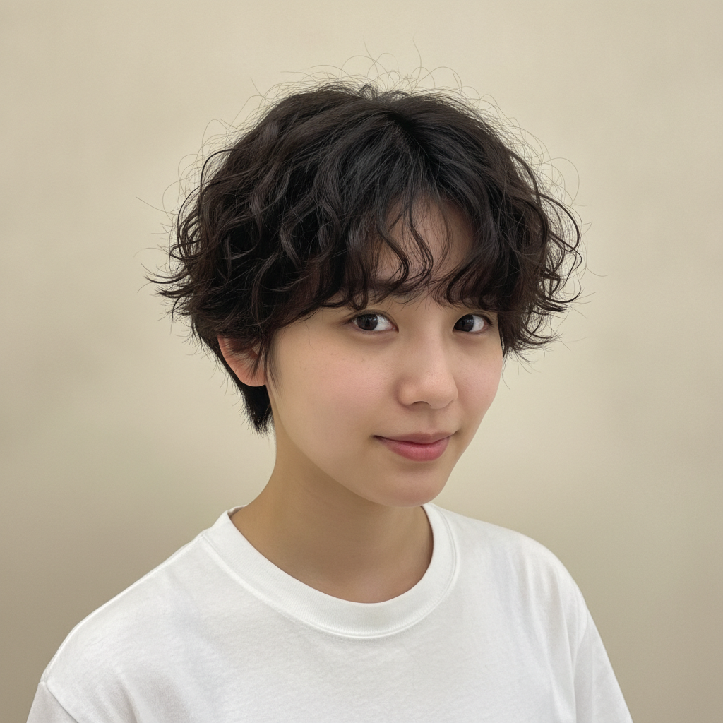 Twist Perm Angular Crop