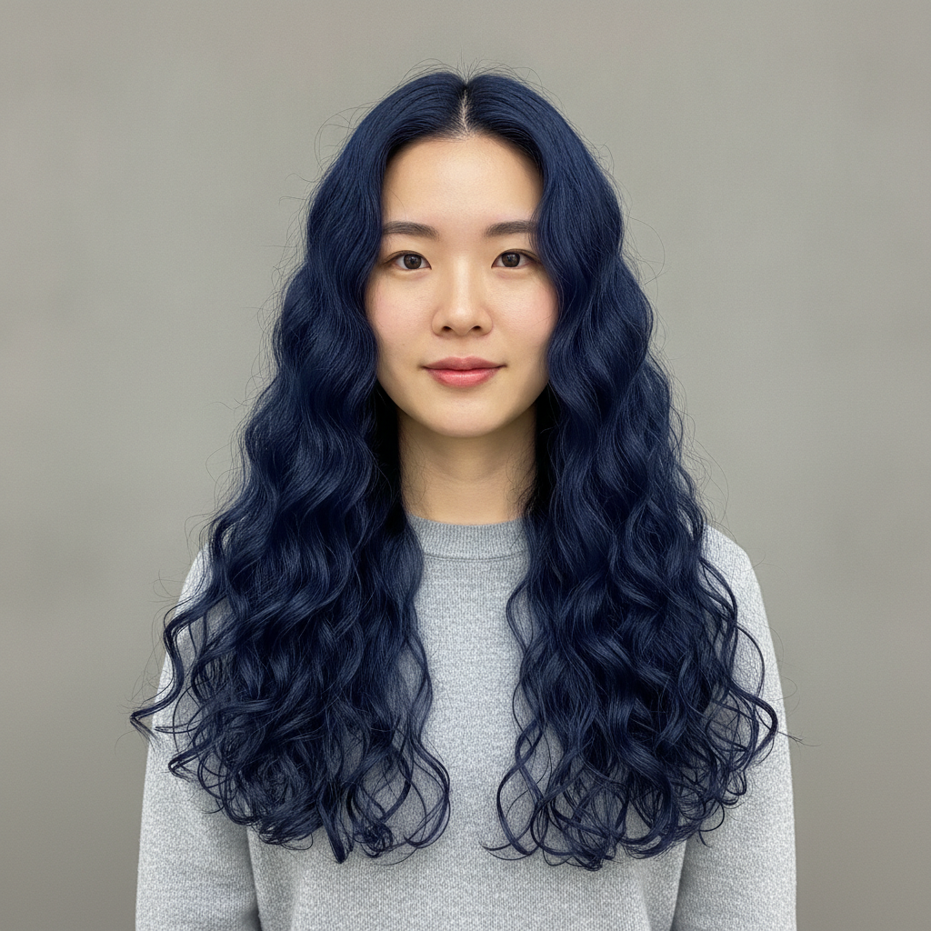 Long Vertical Spiral Perm