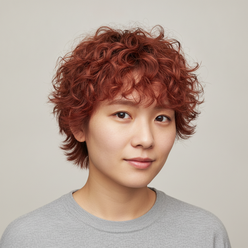 Coil Spike Crop Red