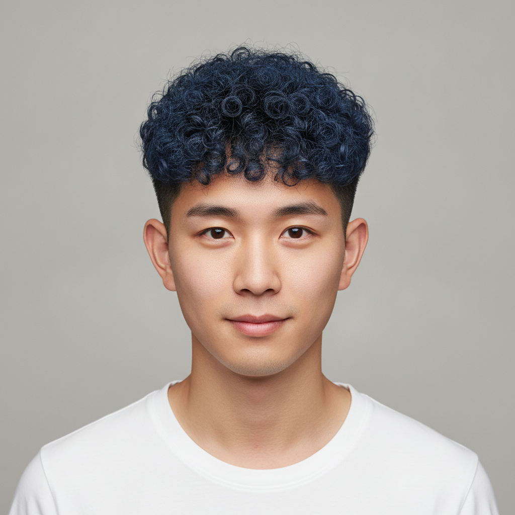 Burst Fade Round Crown
