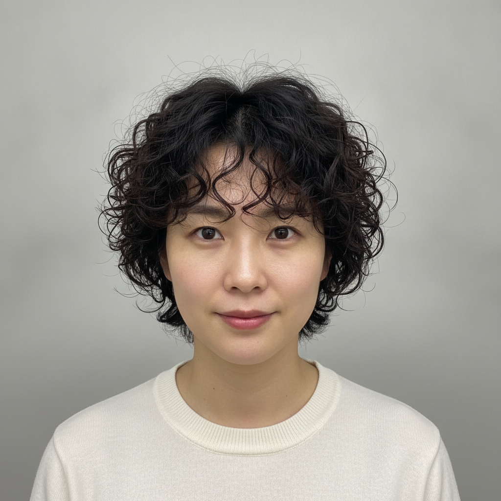 Spiral Perm Pixie
