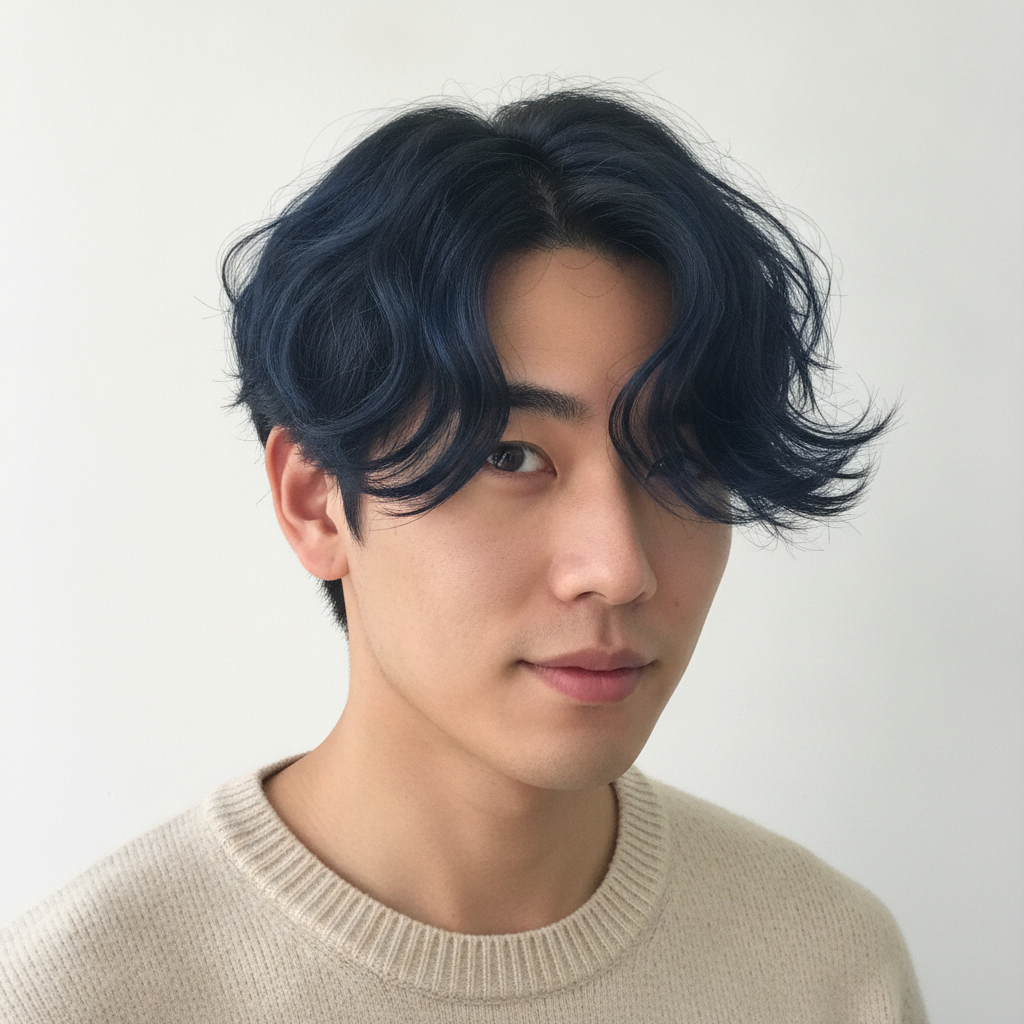 Full Asymmetric Forehead Bare