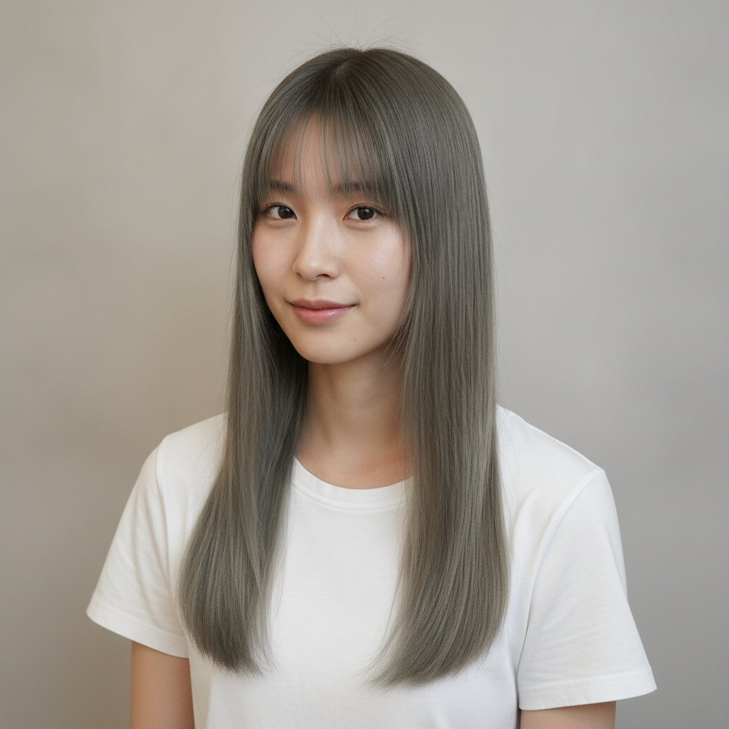 Ash Long Straight Matte