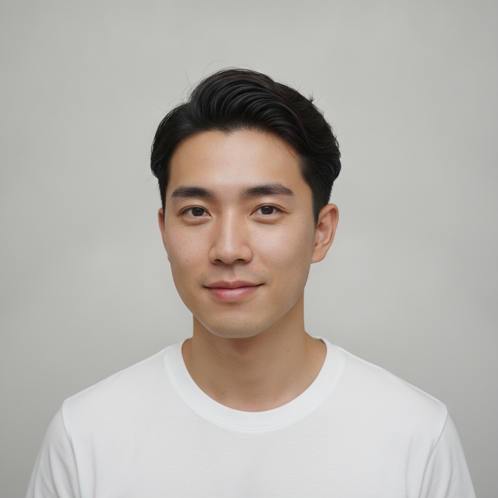 Korean Gloss Open Forehead Flow