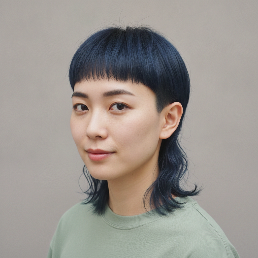 Short Soft Mullet