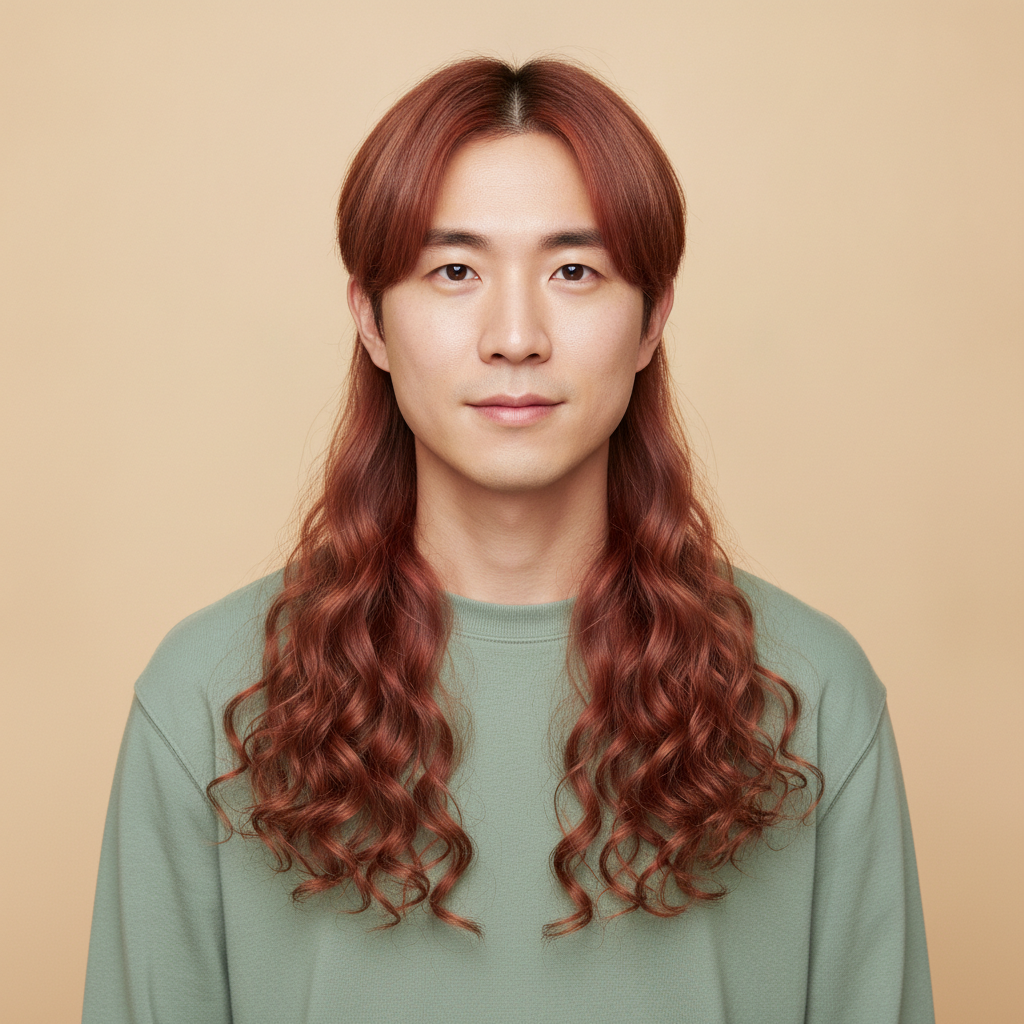 Long Spiral Mullet